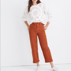 Madewell Slim Emmett Wide Leg Crop Pant Size 26